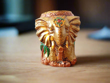 Load image into Gallery viewer, Elephant Hold-It-All: Artistic Resin Desk Organizer - Style It by Hanika
