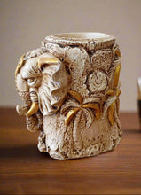 Load image into Gallery viewer, Elephant Hold-It-All: Artistic Resin Desk Organizer - Style It by Hanika

