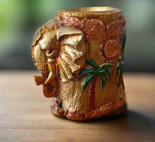 Load image into Gallery viewer, Elephant Hold-It-All: Artistic Resin Desk Organizer - Style It by Hanika
