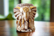 Load image into Gallery viewer, Elephant Hold-It-All: Artistic Resin Desk Organizer - Style It by Hanika
