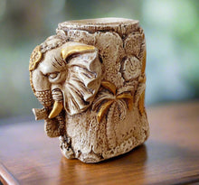Load image into Gallery viewer, Elephant Hold-It-All: Artistic Resin Desk Organizer - Style It by Hanika
