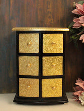 Load image into Gallery viewer, Exquisite Handcrafted 6-Drawer Box with Brass Fittings - Style It by Hanika
