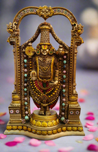 Load image into Gallery viewer, Exquisite Poly Resin Tirupathi Balaji Statue - Divine Blessings for Your Home - Style It by Hanika
