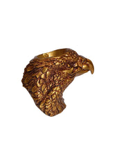 Load image into Gallery viewer, Golden Eagle Head Pen Holder, Desk Organizer - Style It by Hanika
