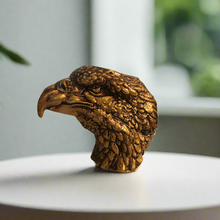 Load image into Gallery viewer, Golden Eagle Head Pen Holder, Desk Organizer - Style It by Hanika
