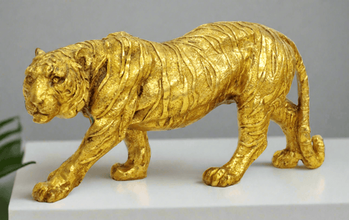 Golden Royal Tiger Figurine - Style It by Hanika