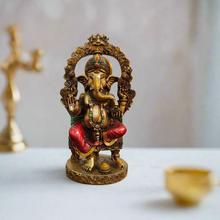 Load image into Gallery viewer, Handcrafted Lord Ganesh Idol | Fine Carving by Tribal Artisans | Ganpati Statue for Home Décor &amp; Gifting - Style It by Hanika
