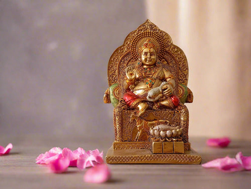 Handcrafted Lord Kuber Idol | Traditional Wealth Deity Statue | Rajasthani Tribal Art | Indian Home Decor | Lakshmi Kuber Murti - Style It by Hanika