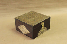 Load image into Gallery viewer, Handcrafted Wooden Box with Brass Fittings: Timeless Elegance in Every Detail - Style It by Hanika
