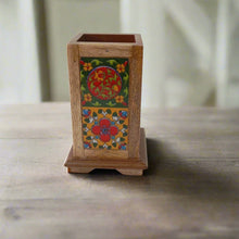 Load image into Gallery viewer, Handcrafted Wooden Pen Holder for Desk - Style It by Hanika

