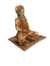 Load image into Gallery viewer, Majestic Poly Resin Sitting Hanuman Ji Statue - Style It by Hanika
