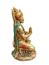 Load image into Gallery viewer, Majestic Poly Resin Sitting Hanuman Ji Statue - Style It by Hanika
