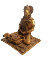 Load image into Gallery viewer, Majestic Poly Resin Sitting Hanuman Ji Statue - Style It by Hanika

