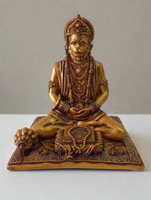 Load image into Gallery viewer, Majestic Poly Resin Sitting Hanuman Ji Statue - Style It by Hanika
