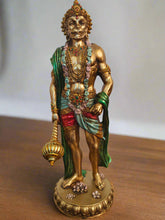 Load image into Gallery viewer, Majestic Poly Resin Standing Hanuman Ji Statue - Style It by Hanika
