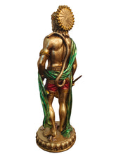 Load image into Gallery viewer, Majestic Poly Resin Standing Hanuman Ji Statue - Style It by Hanika
