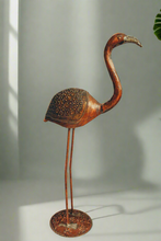 Load image into Gallery viewer, Metal and Wooden Handcrafted Flamingo - Style It by Hanika

