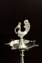 Load image into Gallery viewer, Metal Peacock Deepak: Illuminate Your Daily Pooja and Festive Celebrations - Style It by Hanika

