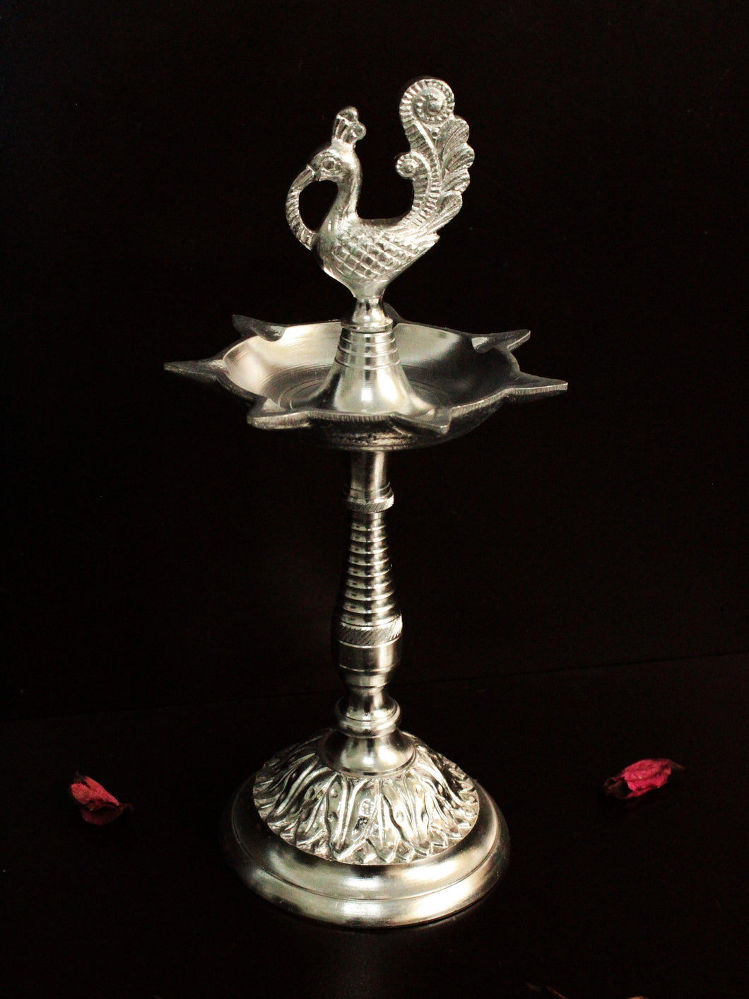 Metal Peacock Deepak: Illuminate Your Daily Pooja and Festive Celebrations - Style It by Hanika