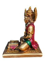 Load image into Gallery viewer, Resin Sitting Small Hanuman Idol - Style It by Hanika
