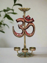 Load image into Gallery viewer, Serene OM Tealight Holder: Radiance for Your Sacred Space - Style It by Hanika
