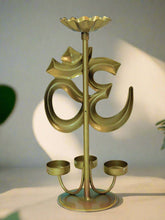 Load image into Gallery viewer, Serene OM Tealight Holder: Radiance for Your Sacred Space - Style It by Hanika
