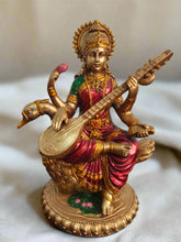 Load image into Gallery viewer, Statue of Saraswati: An Icon of Knowledge, Music, and Artistic Inspiration - Style It by Hanika
