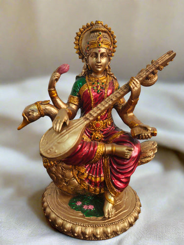 Statue of Saraswati: An Icon of Knowledge, Music, and Artistic Inspiration - Style It by Hanika