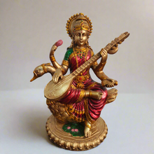 Load image into Gallery viewer, Statue of Saraswati: An Icon of Knowledge, Music, and Artistic Inspiration - Style It by Hanika
