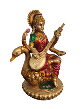 Load image into Gallery viewer, Statue of Saraswati: An Icon of Knowledge, Music, and Artistic Inspiration - Style It by Hanika
