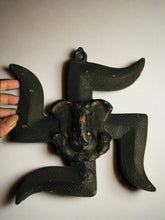 Load image into Gallery viewer, Swastik Ganesh Wall Décor Size 20.5 x 23 cm - Style It by Hanika
