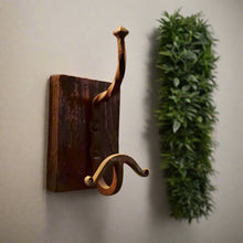 Load image into Gallery viewer, The Mariner&#39;s Mount: Forged Iron Anchor Hook - Style It by Hanika
