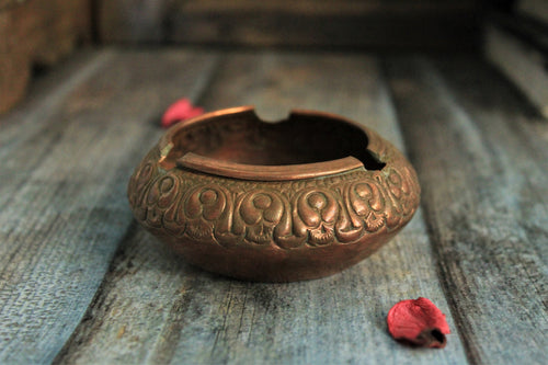 The Smoker's Vintage Copper Cigar Ashtray - Style It by Hanika