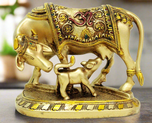 Vastu Kamdhenu Cow and Cow Statue - Style It by Hanika