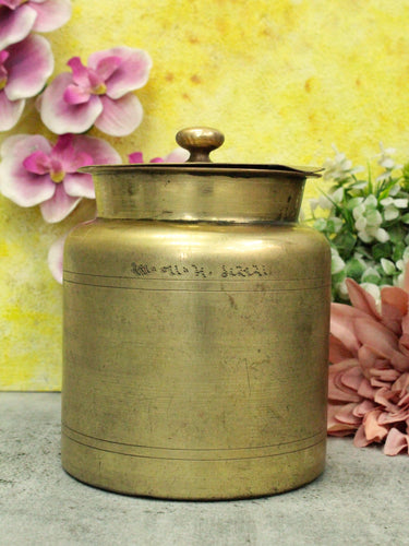 Vintage Brass Barni/Container: A Timeless Storage Treasure - Style It by Hanika
