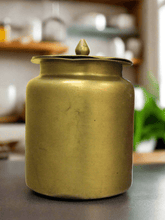 Load image into Gallery viewer, Vintage Brass Barni/Container: A Timeless Storage Treasure - Style It by Hanika
