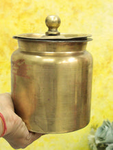 Load image into Gallery viewer, Vintage Brass Barni/Container: A Timeless Storage Treasure - Style It by Hanika

