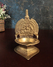 Load image into Gallery viewer, Vintage Brass Deepak: Illuminating Elegance from the Past - Style It by Hanika
