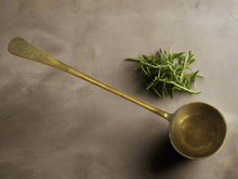 Load image into Gallery viewer, Vintage Brass Ladle - Style It by Hanika
