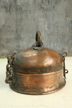 Load image into Gallery viewer, Vintage Copper Paan Dan with a Handle - Style It by Hanika
