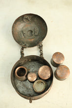 Load image into Gallery viewer, Vintage Copper Paan Dan with a Handle - Style It by Hanika
