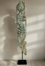 Load image into Gallery viewer, Vintage Wooden Distressed Hand Carved Bracket Standee (89cm) - Style It by Hanika
