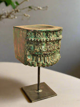 Load image into Gallery viewer, Vintage Wooden Hand Carved Candle Holder Stand - Style It by Hanika
