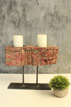 Load image into Gallery viewer, Vintage Wooden Hand Carved Candle Holder Stand - Style It by Hanika
