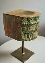 Load image into Gallery viewer, Vintage Wooden Hand Carved Candle Holder Stand - Style It by Hanika
