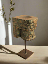 Load image into Gallery viewer, Vintage Wooden Hand Carved Candle Holder Stand - Style It by Hanika
