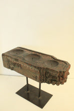 Load image into Gallery viewer, Vintage Wooden Hand Carved Candle Holder Stand - Style It by Hanika
