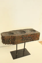 Load image into Gallery viewer, Vintage Wooden Hand Carved Candle Holder Stand - Style It by Hanika
