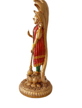 Load image into Gallery viewer, Vishnu Statue Copper Finish Look Dust Marble Vishnu Lord Narayana Idol Hand Painted Marble Standing Vishnu Sculpture for Home Decor - Style It by Hanika
