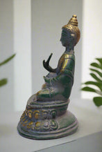 Load image into Gallery viewer, Abhaya Buddha Idol Tibet Buddha Brass Statue Size 8 x 5.3 x 11 cm - Style It by Hanika
